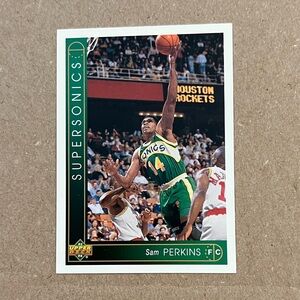 1993-94 Upper Deck - Sam Perkins #89 Seattle SuperSonic Basketball Card